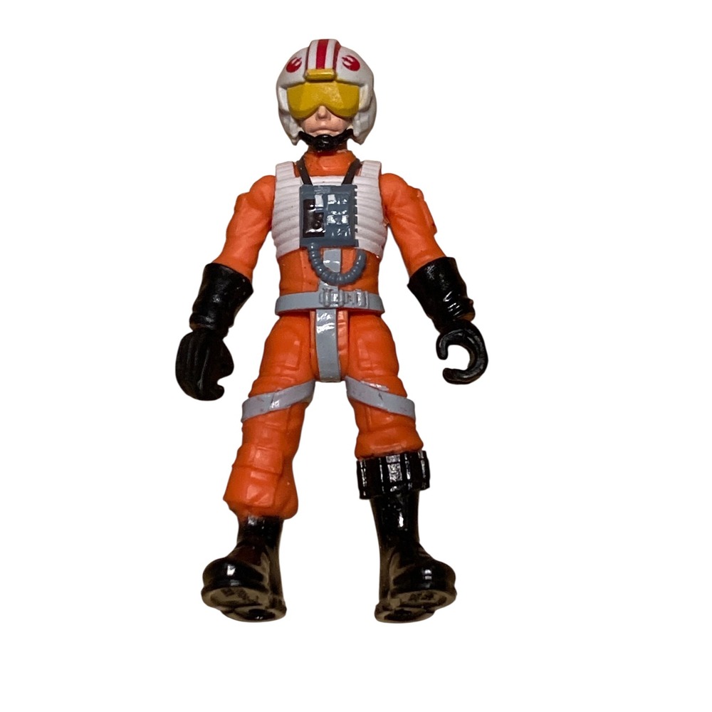Star Wars Luke Skywalker X-Wing Pilot Action Figure Orange Flight Suit 2.5 Inch